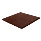 Speelplaatstegel met schijngroef Rood 100x100x4,5 cm